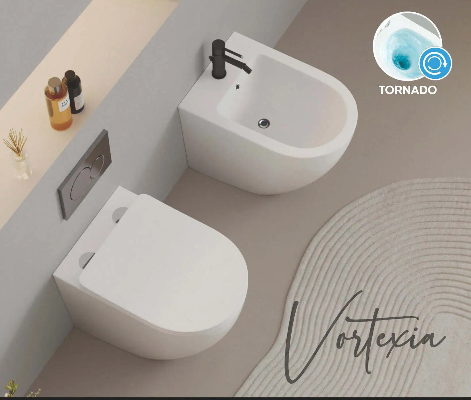 Sanitari filo muro Vortexia in promozione da Gaglioti